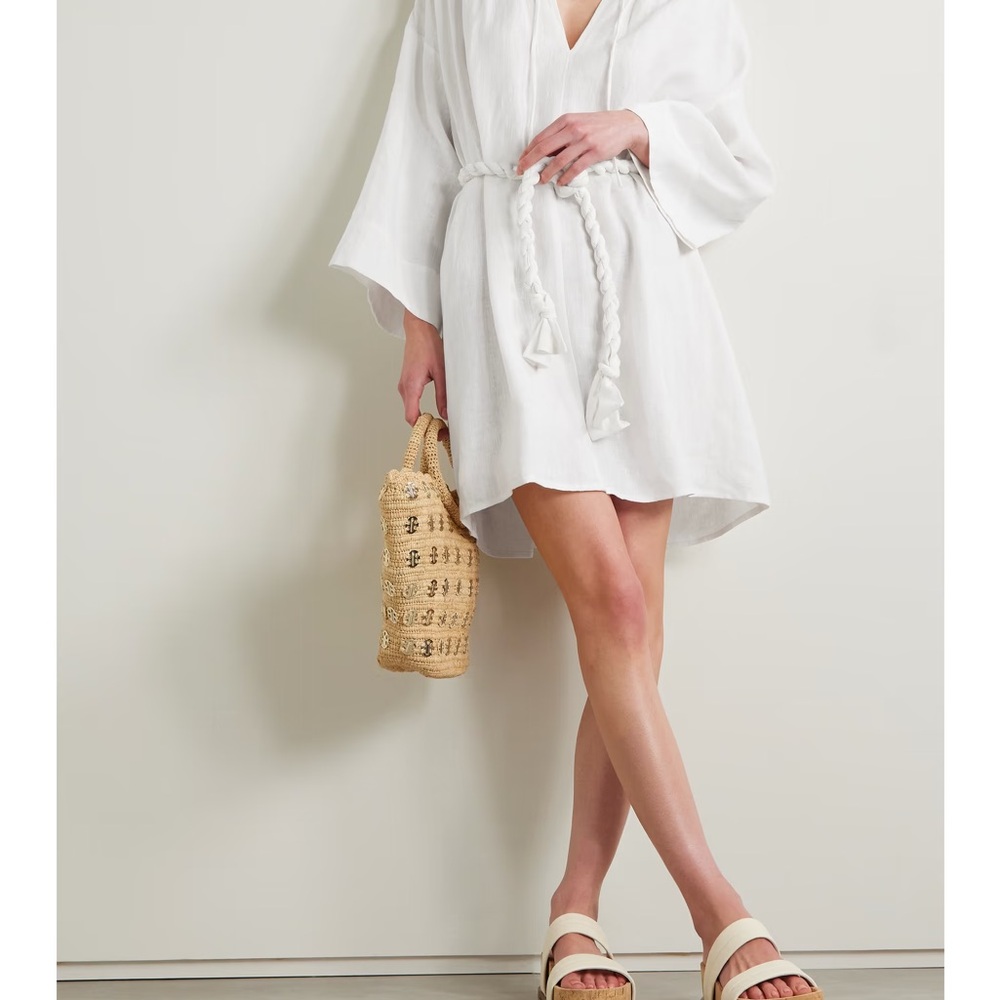 Mara Hoffman white Sol dress size M